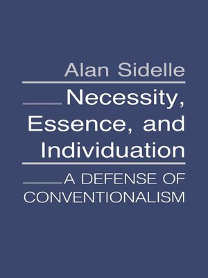 cover image of Necessity, Essence, and Individuation